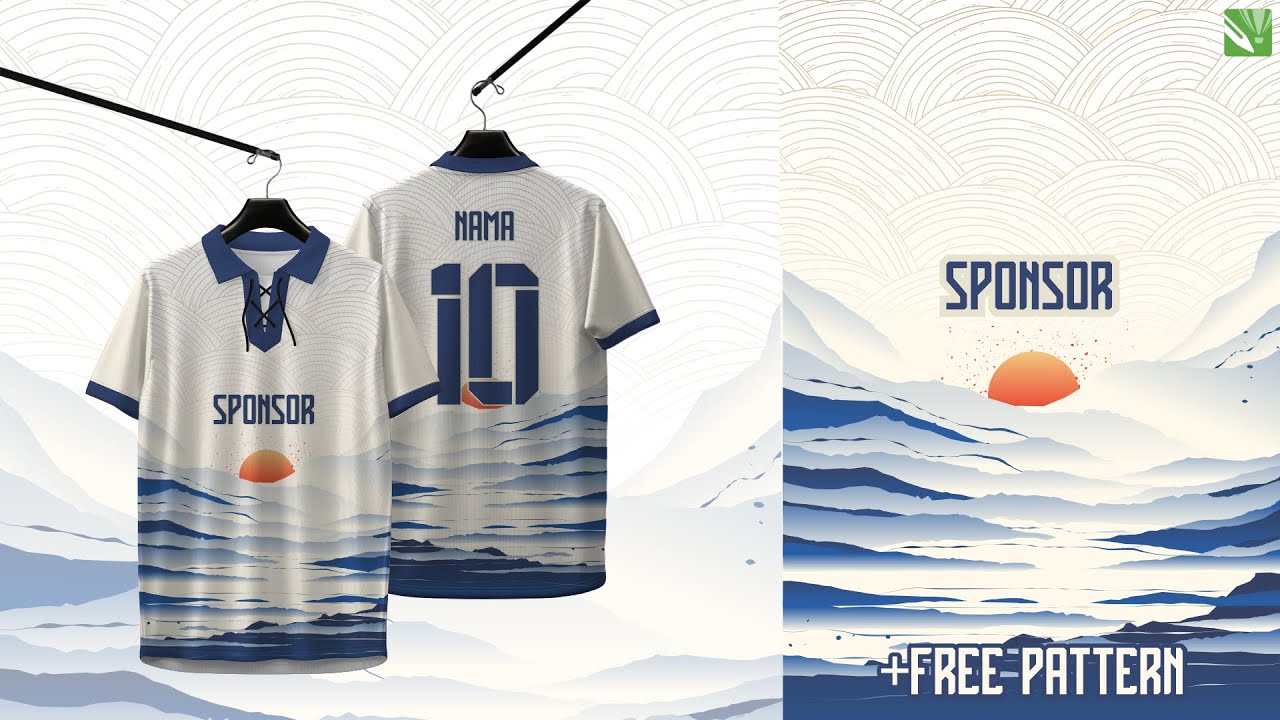 Tutorial Desain Jersey Berkerah Retro di Coreldraw