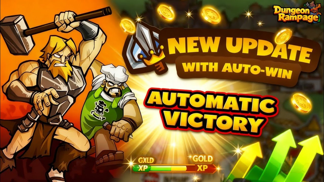 DUNGEON RAMPAGE - NOVA ATUALIZAÇÃO COM VITÓRIA AUTOMÁTICA.