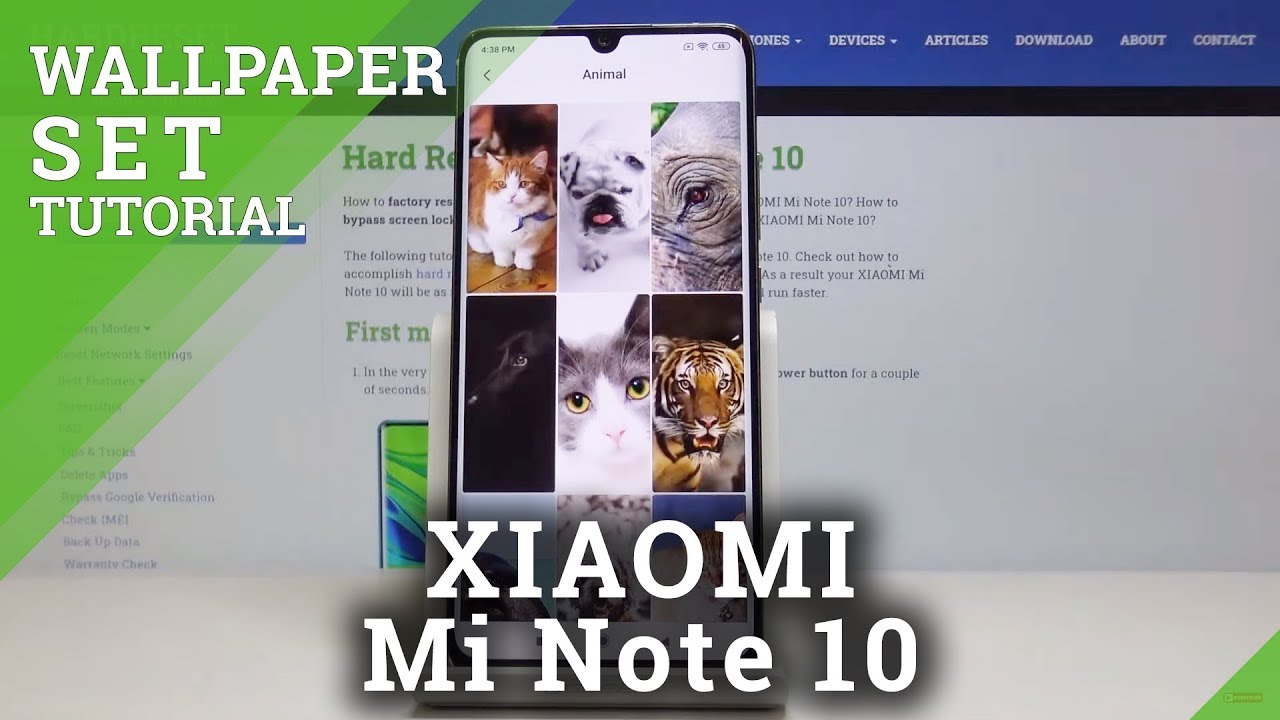 How to Change Wallpaper in XIAOMI Mi Note 10 &ndash; Refresh Display