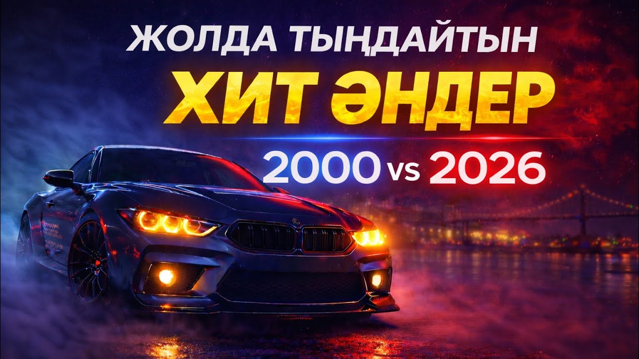 Жолда тыңдайтын ХИТ ӘНДЕР 2000–2026 🔥 Машинада тыңдайтын қазақша әндер