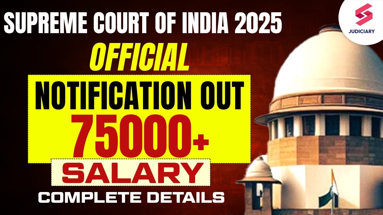 Supreme Court Junior Court Assistant | Supreme Court Vacancy 2025 | JCA Salary, Syllabus, Age