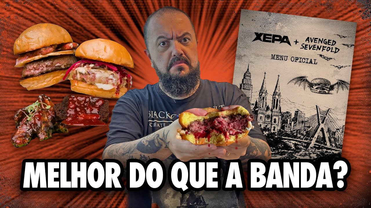 VLOG AVENGED SEVENFOLD NO XEPA - MENU ESPECIAL DA BANDA