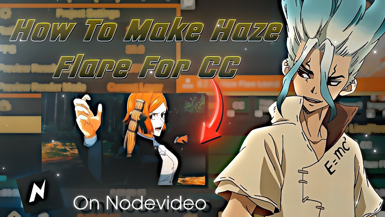 How To Make AE -like Haze Flare For CC On Nodevideo 🔥🎨