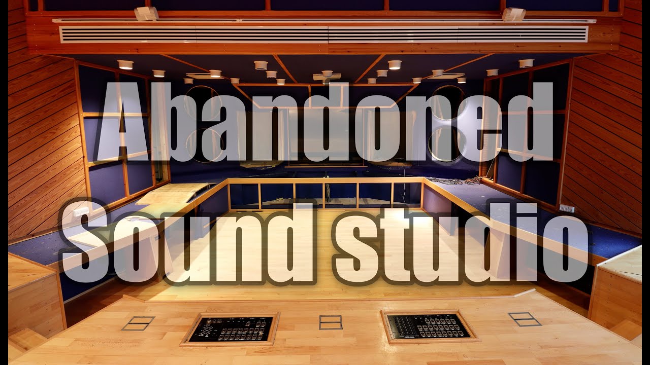 Sound studio abandoned - Forladt lyd studie