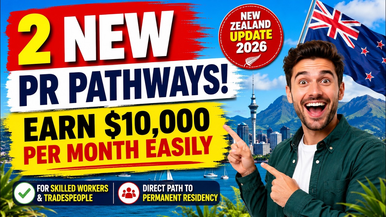 Move to New Zealand in 2026! 2 New Residence Visa Pathways + Earn NZD $120K | Dream Canada
