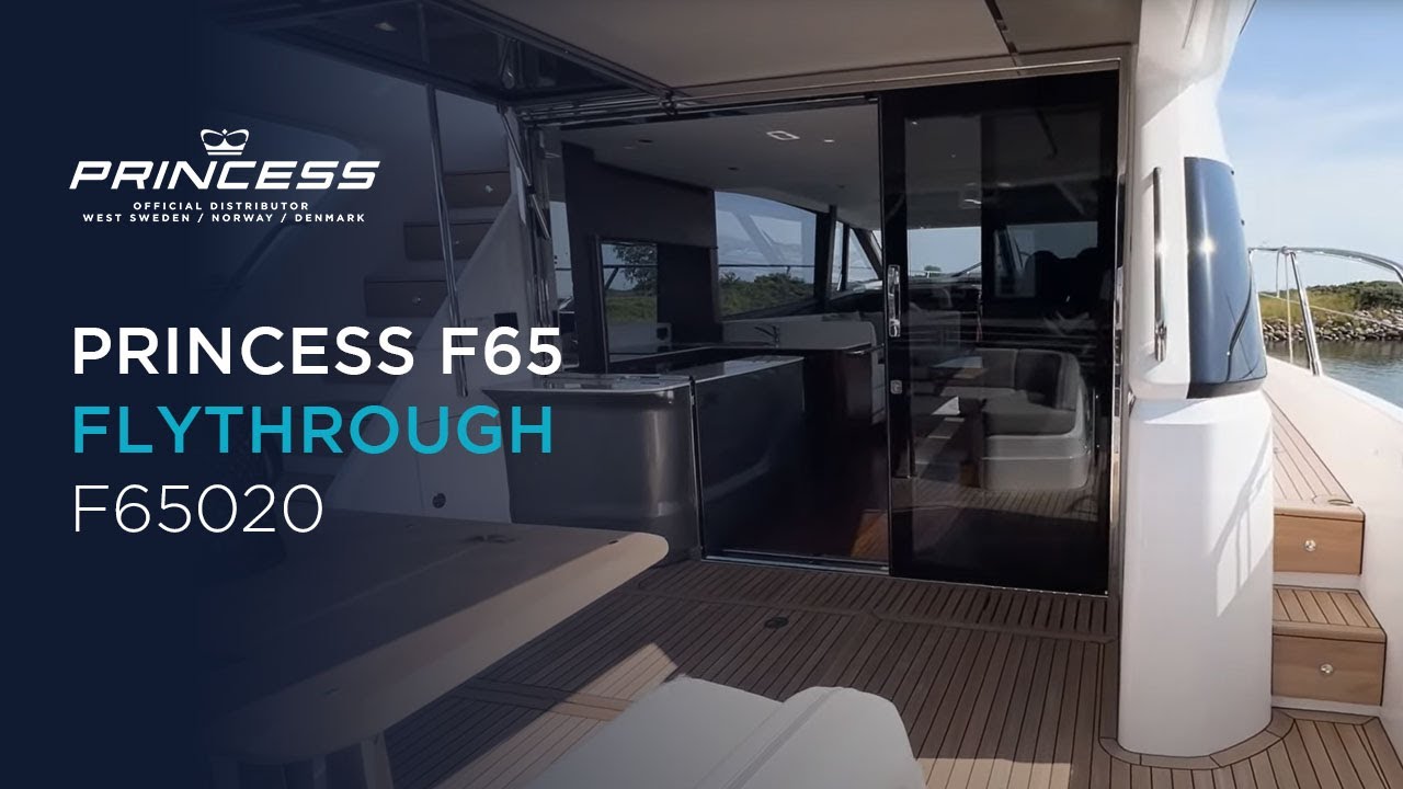 2024 Princess F65 flythrough (F65020) * SOLD