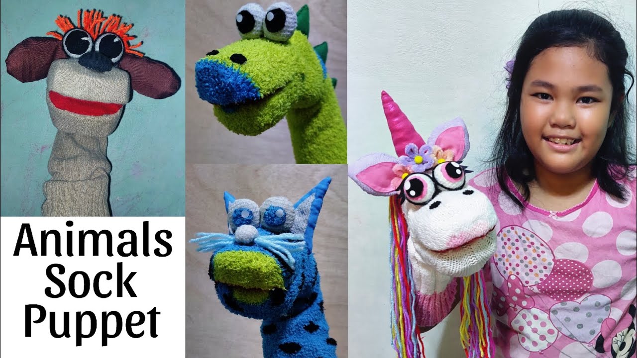 Animals Sock Puppets DIY Ideas
