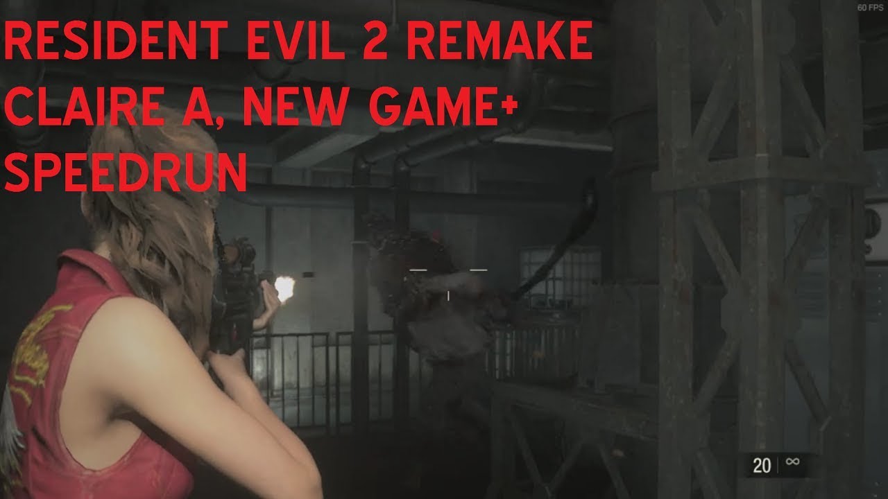 Resident Evil 2 Remake Claire A (NG+) speedrun in 1hr15m49s