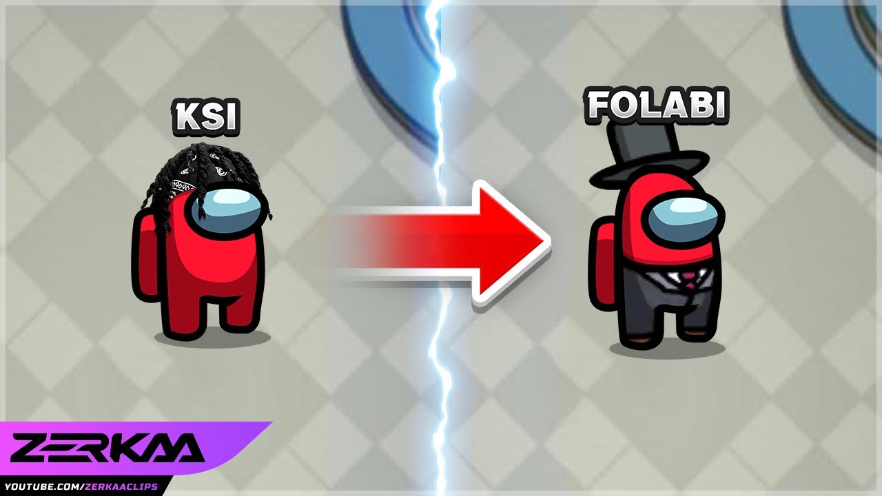 KSI Plays Among Us As FOLABI... (Among Us)