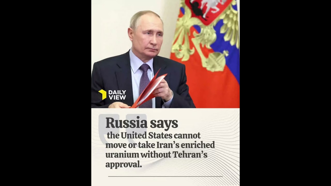 Russia Says U.S. Cannot Seize Iran&rsquo;s Uranium