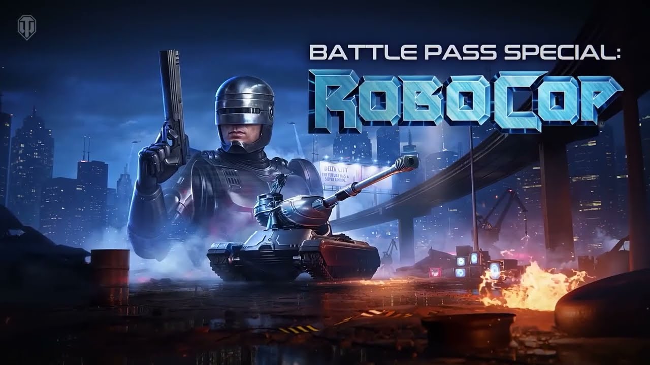 RoboCop in World of Tanks - Battle Pass Special