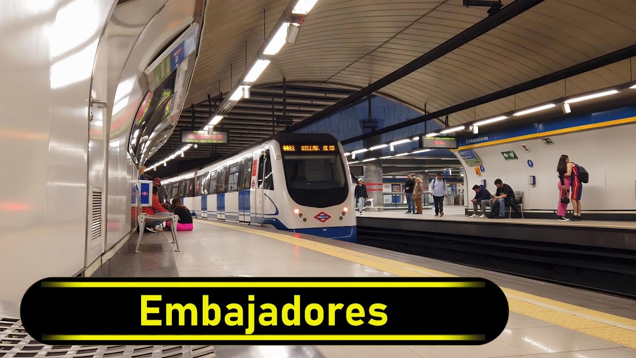 Metro Station Embajadores - Madrid 🇪🇸 - Walkthrough 🚶
