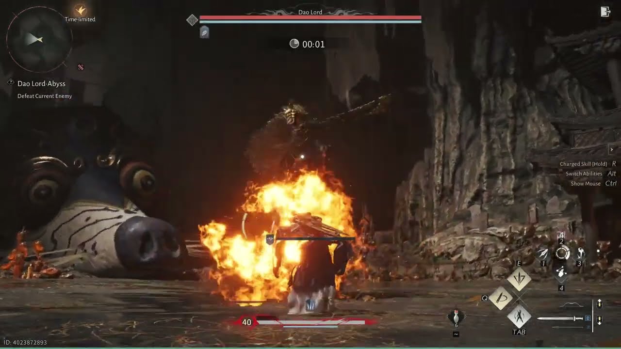 Dao Lord Abyss Trial No Hit Strategic Sword | Where Winds Meet