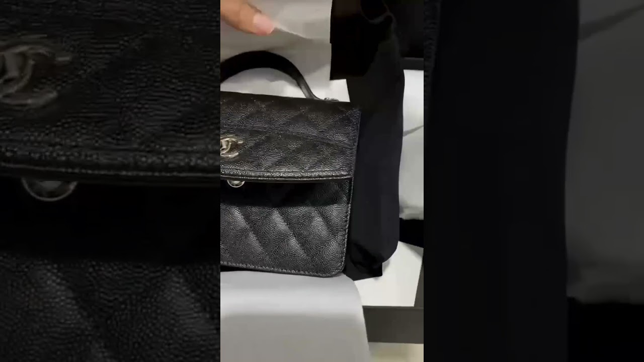 Chanel 25C mini woc handle double backpack