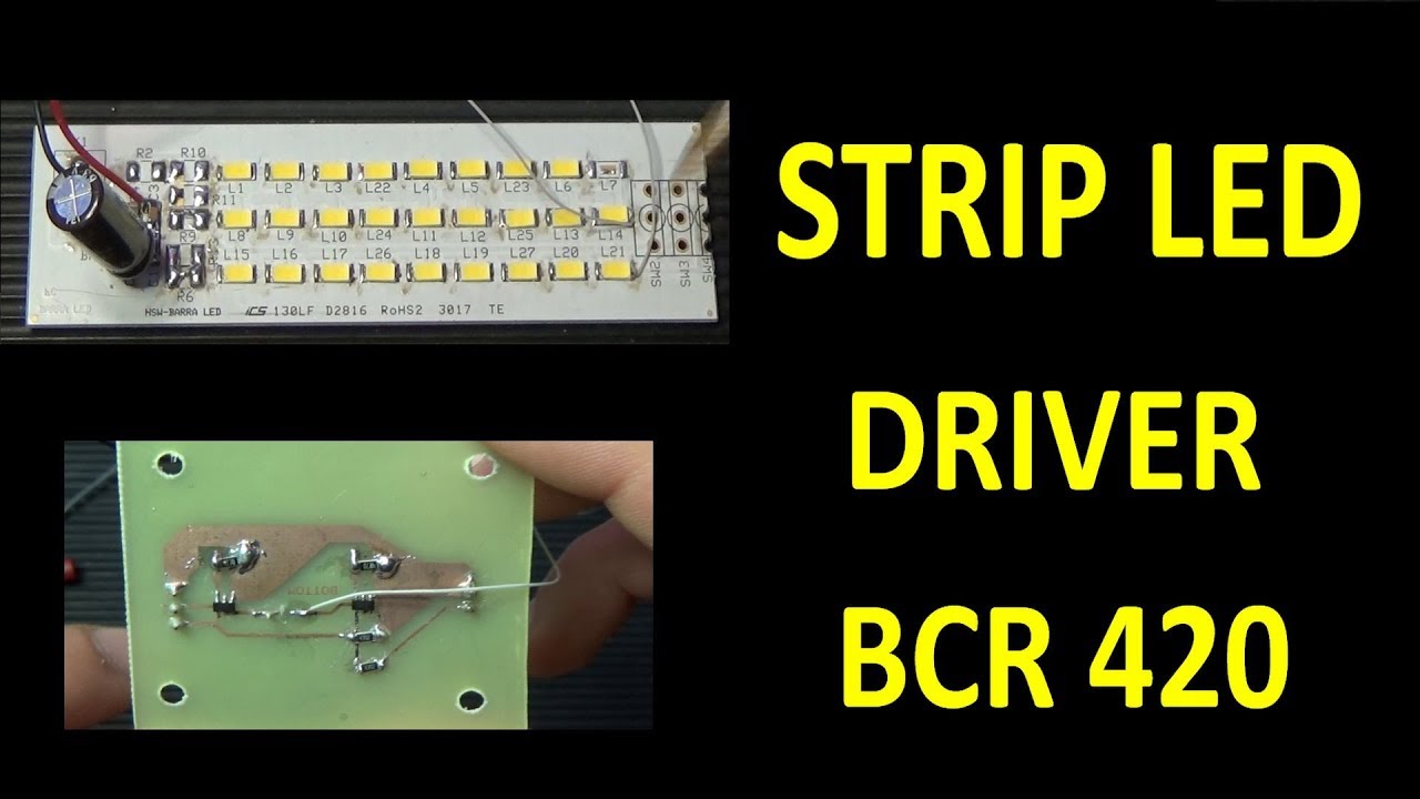 0375: Strip LED con Driver Infineon BCR 420