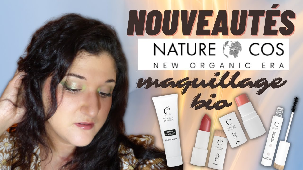 maquillage avec des nouveautés Couleur Caramel (Nature COS) makeup Bio