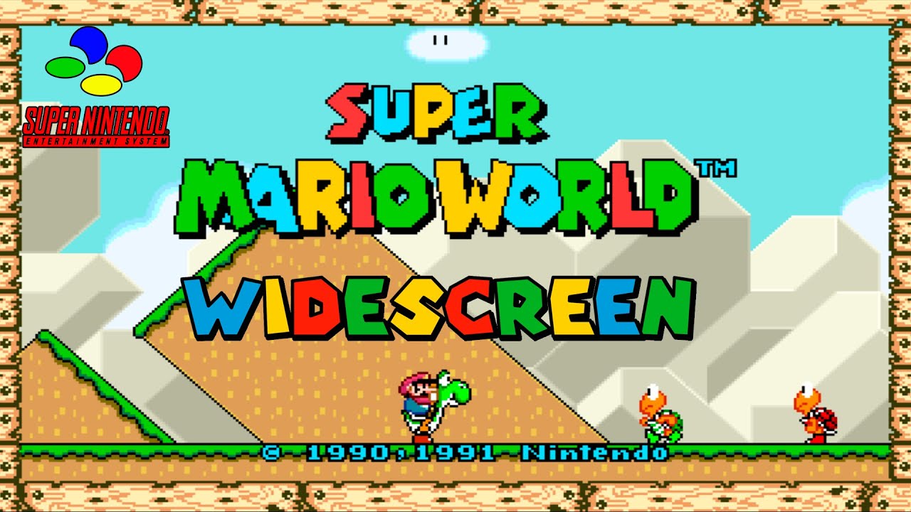 Super Mario World WideScreen HD At&eacute; Zerar - Super Nintendo