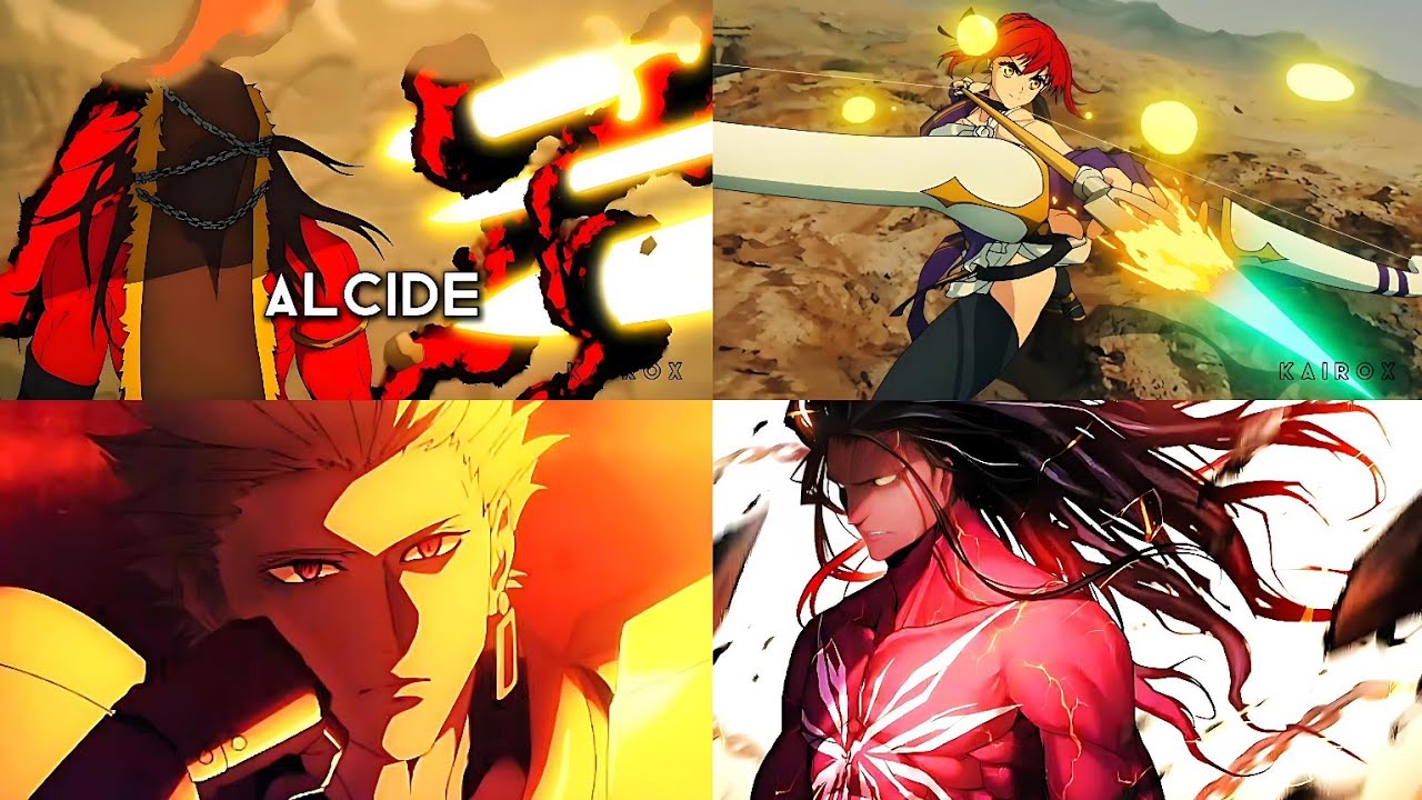 Gilgamesh vs Alcides vs Hippolyta FULL FIGHT | Fate/strange Fake [4K/60FPS]