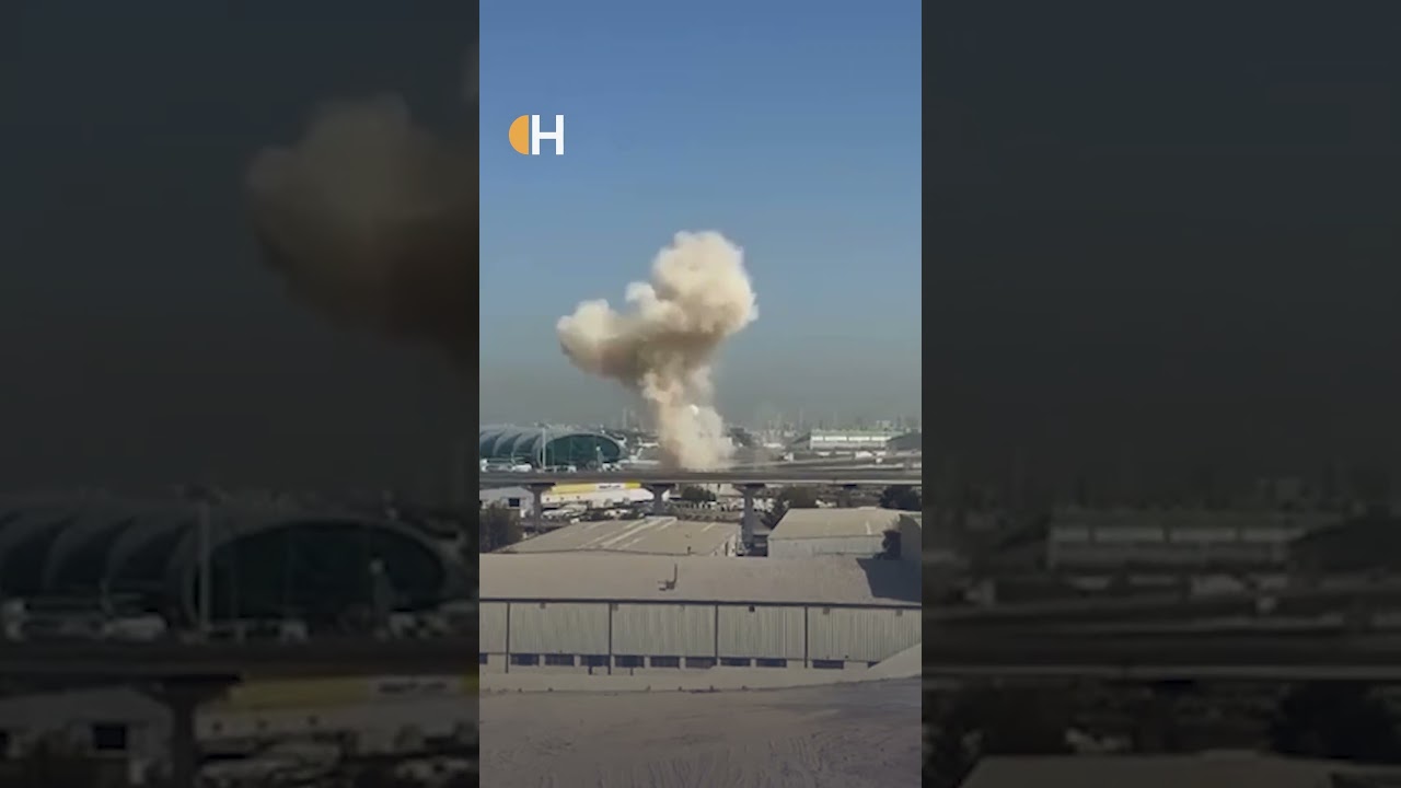 Atacul iranian de azi de la aeroportul din Dubai filmat de un martor