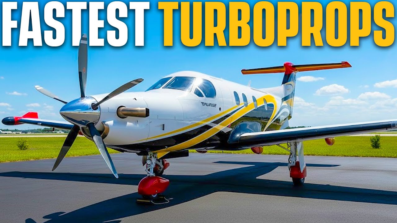 Top 5 Turboprop Planes Faster Than Private Jets Coming In 2026