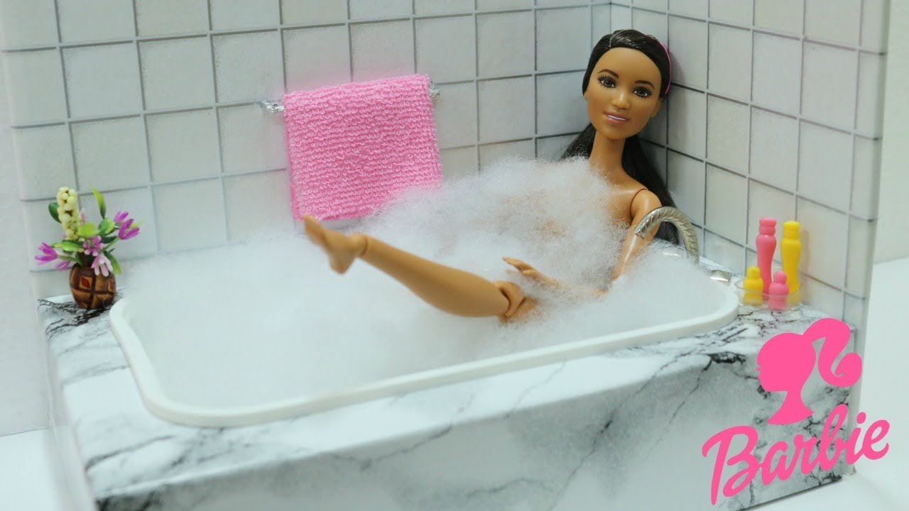 COMO FAZER BANHEIRA PARA O BANHEIRO DA BARBIE