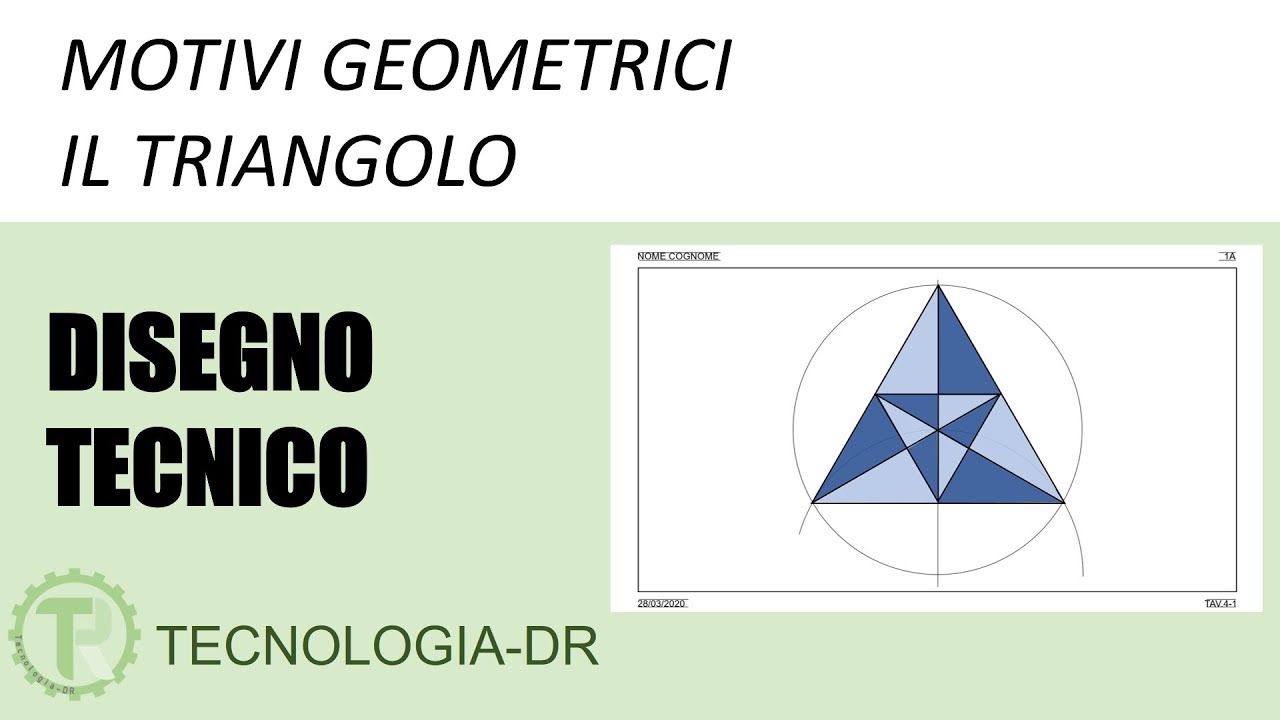 Motivi geometrici   il triangolo