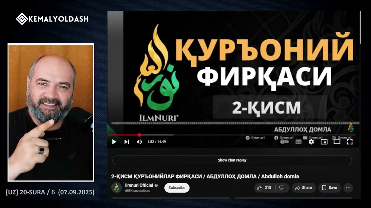 КОФИР БЎЛДИК, АЛҲАМДУЛИЛЛАҲ !