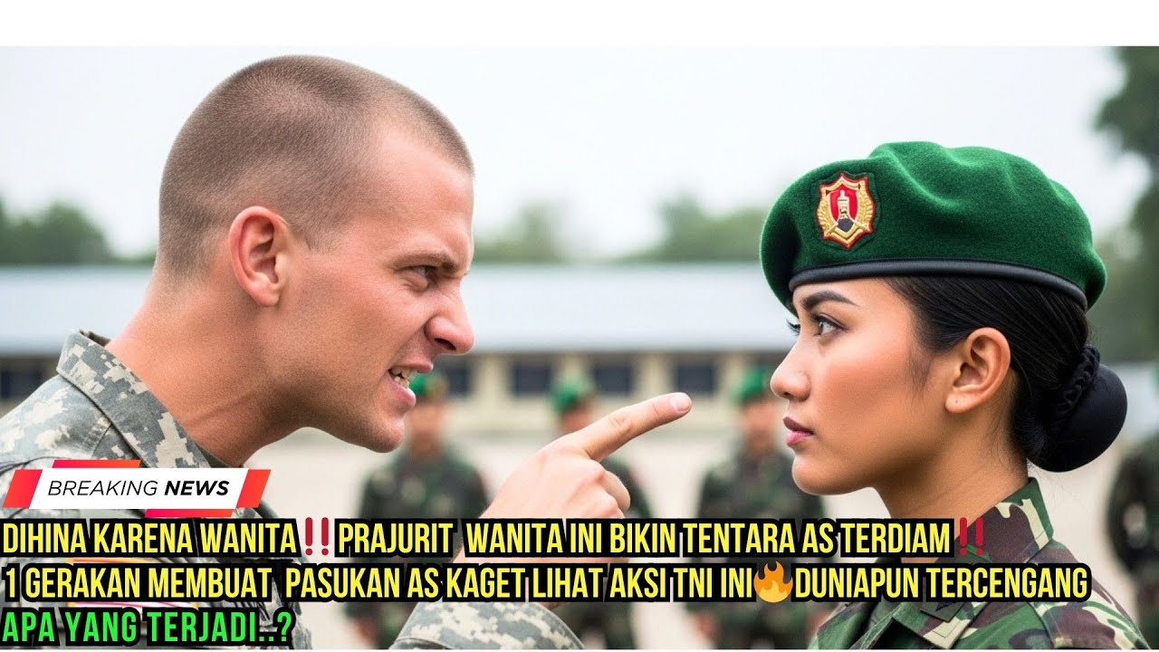 TENTARA AS MEREMEHKAN TNI WANITA INDONESIA😡 TAK DISANGKA, SATU GERAKANNYA BIKIN SEMUA DUNIA TERDIAM