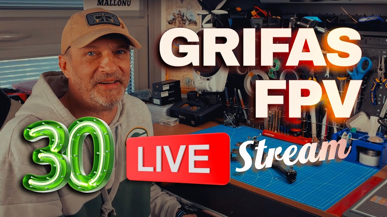 Toliau apie FPV gimbal'us, Walksnail HD gimblai. GrifasFPV LiveStream gruodžio 28 d. 20 val LT laiku