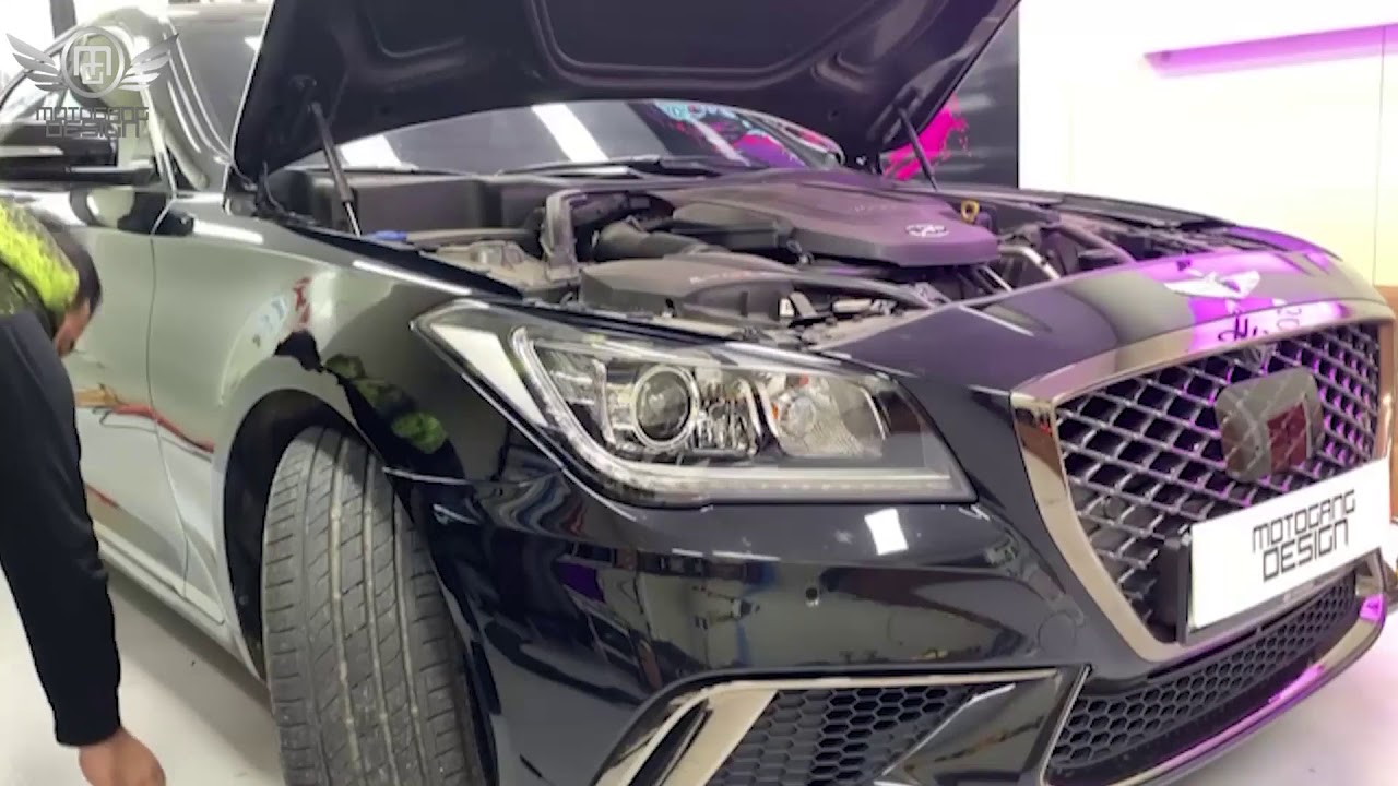 How to remove Genesis G80 front bumper and headlights