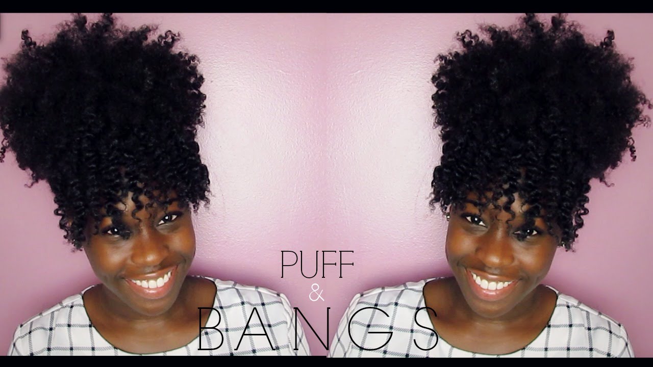 Natural hair | Puff & Bangs