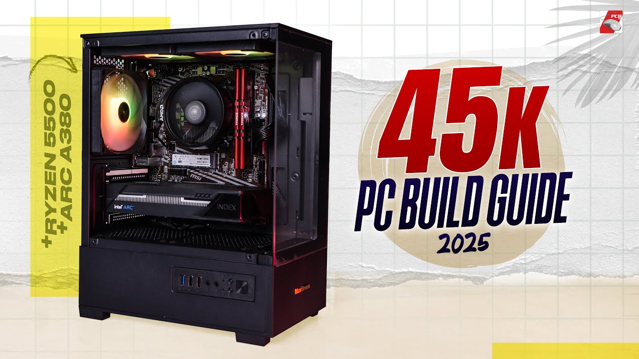 45k GAMING PC BUILD GUIDE 2025 | RYZEN 5 5500 ft. ARC A380