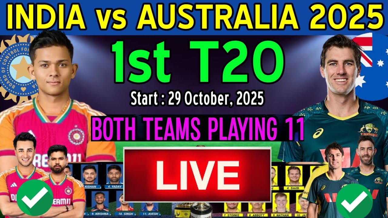 India vs Australia 1st T20 Playing 11 | Ind vs Aus Playing 11 | India vs Australia T20 Playing 11