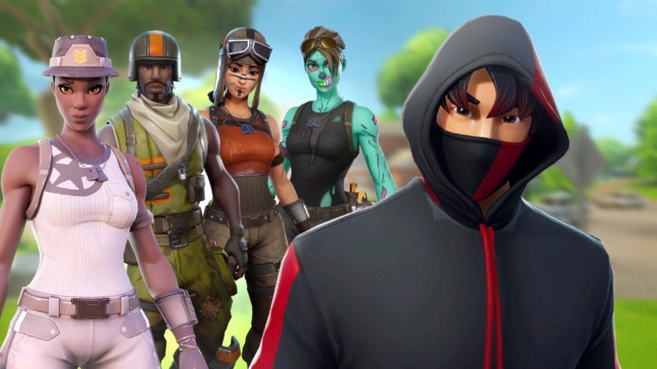 Me intento  unir al clan mas EXCLUSIVO de fortnite usando la skin IKONIK
