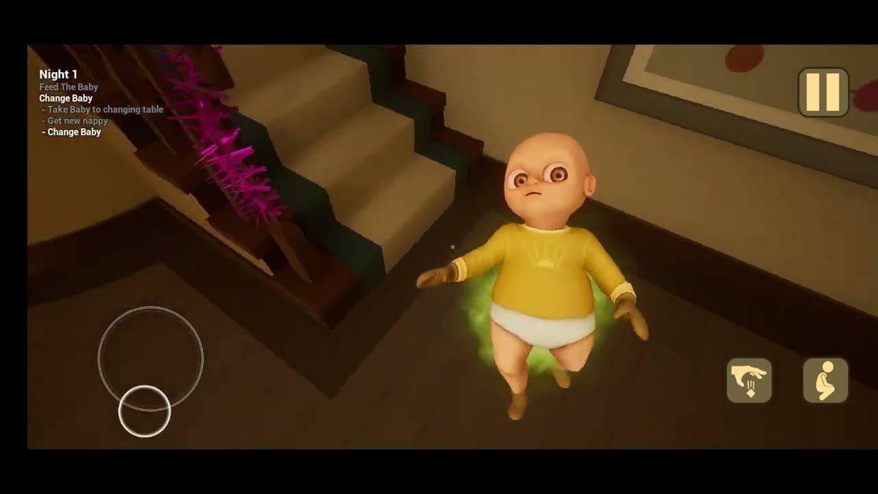 Baby in Yellow Game-Doing babysitting