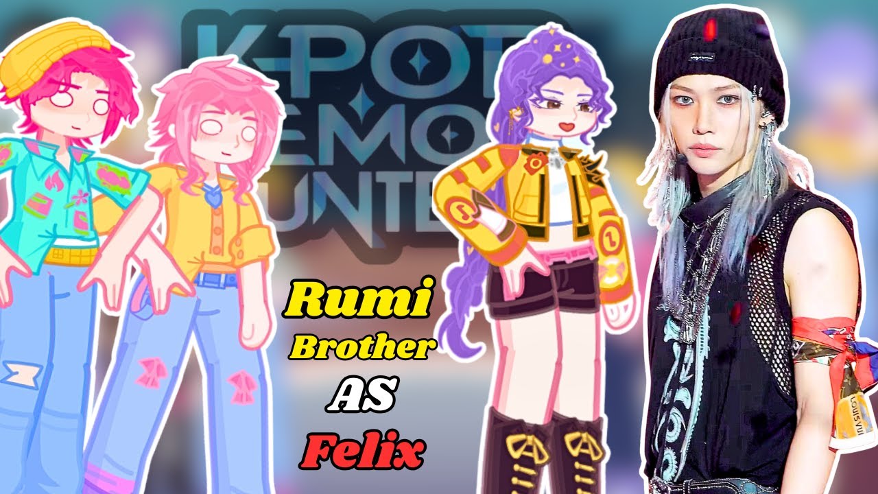 Kpop Demon Hunters React To Rumi's Brother As Felix From Stray Kids || Gacha Reaction