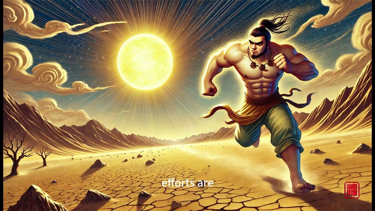 Chinese Myth Story: Kua Fu Chasing the Sun