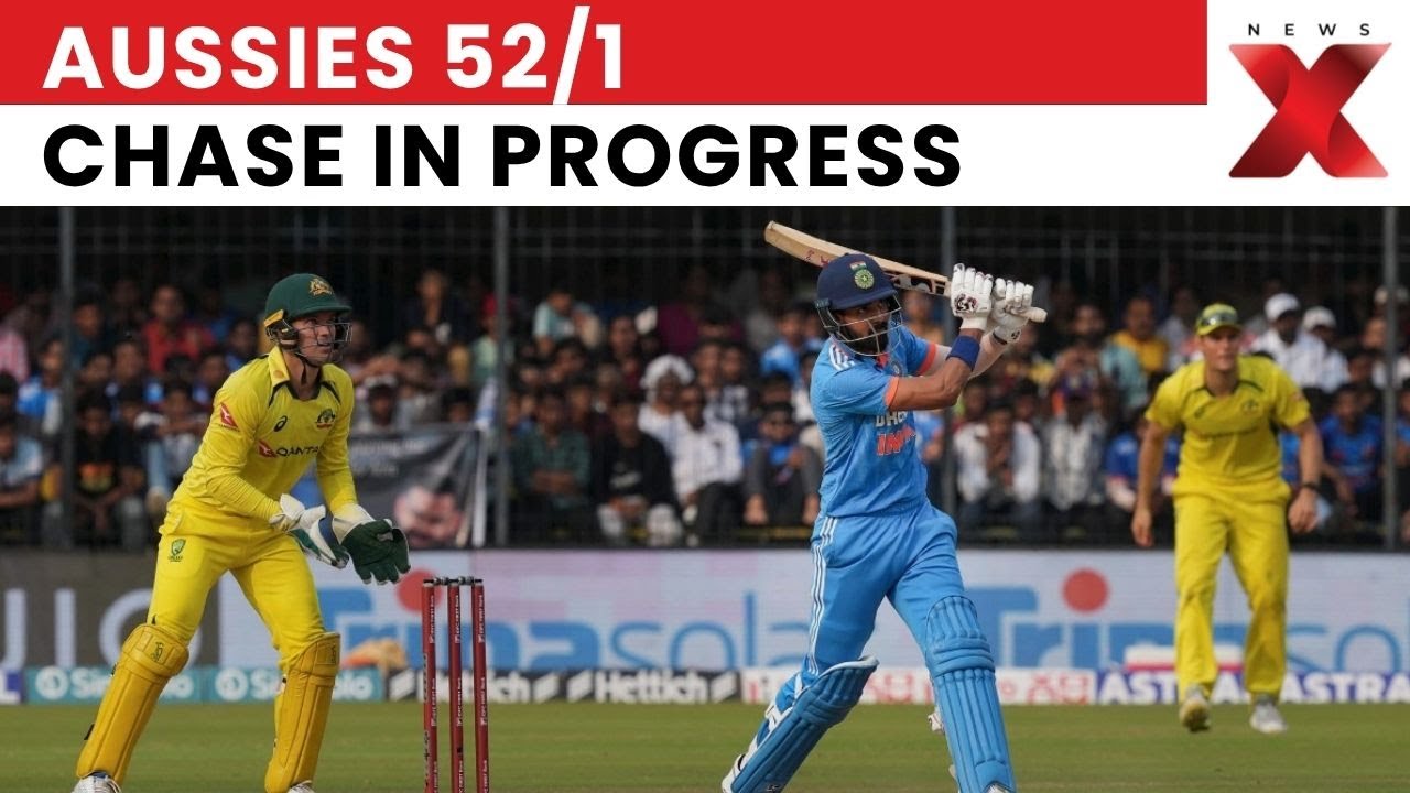 India vs Australia 2nd ODI Live: Australia 52/1 Chasing 265 Runs in Adelaide | NewsX