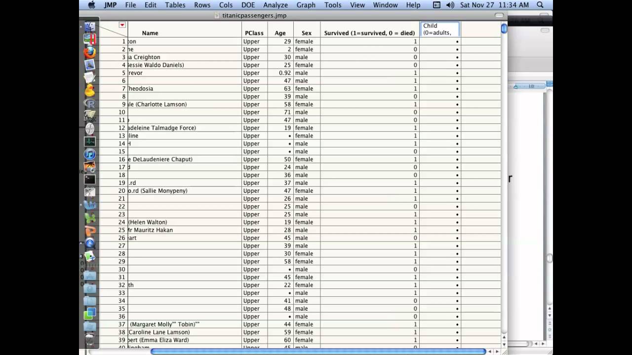 JMP (video 8/8) - Logistic Regression
