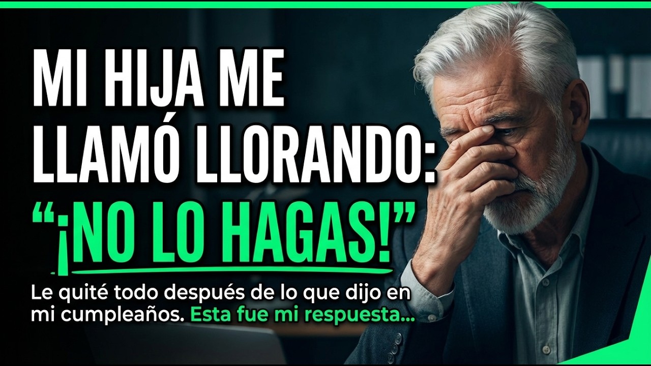 En Mi Cumpleaños, Mi Hija Dijo A un padre fracasado no se le celebra  Entonces Tomé Mi Celular