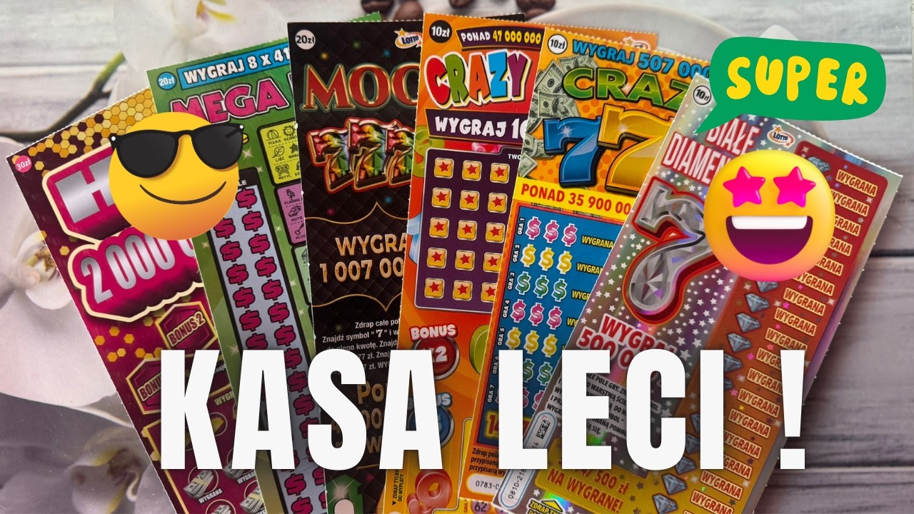 🥳Zdrapki Lotto👉ZDRAPKI ZA 100 ZŁ🤩CZY PASSA WRACA?😍LECI KASKA🤩