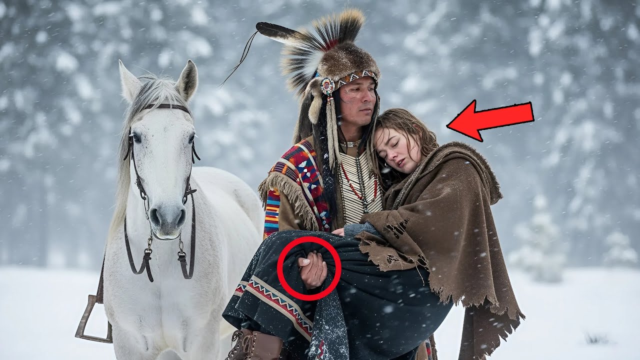 Mail-Order Bride Lost in Blizzard, Until Lakota Warrior Brings Her to His Tribe