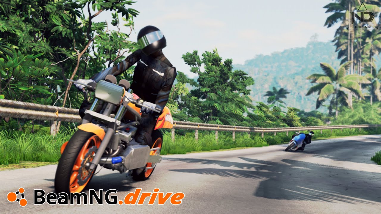 BeamNG Drive #69 - Buổi Đi Phượt Bằng Xe Moto Siêu Bất Ổn