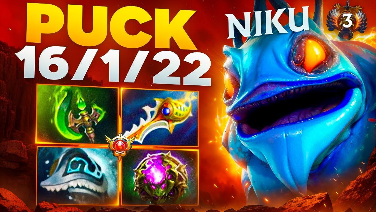 ТОП 3 МИРА В 16 ЛЕТ!🔥СИЛЬНЕЙШИЙ ПАК ОТ NiKU!🔥❘ Puck Niku dota 2 7.40c