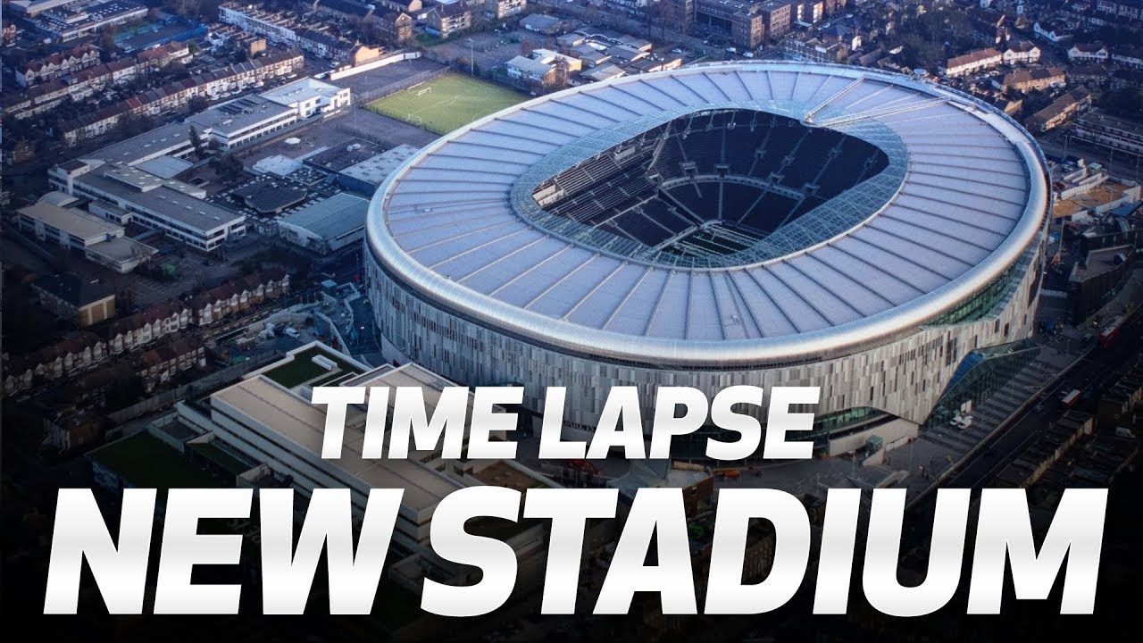 SPURS NEW STADIUM TIME LAPSE | 2016-2019 TRANSFORMATION