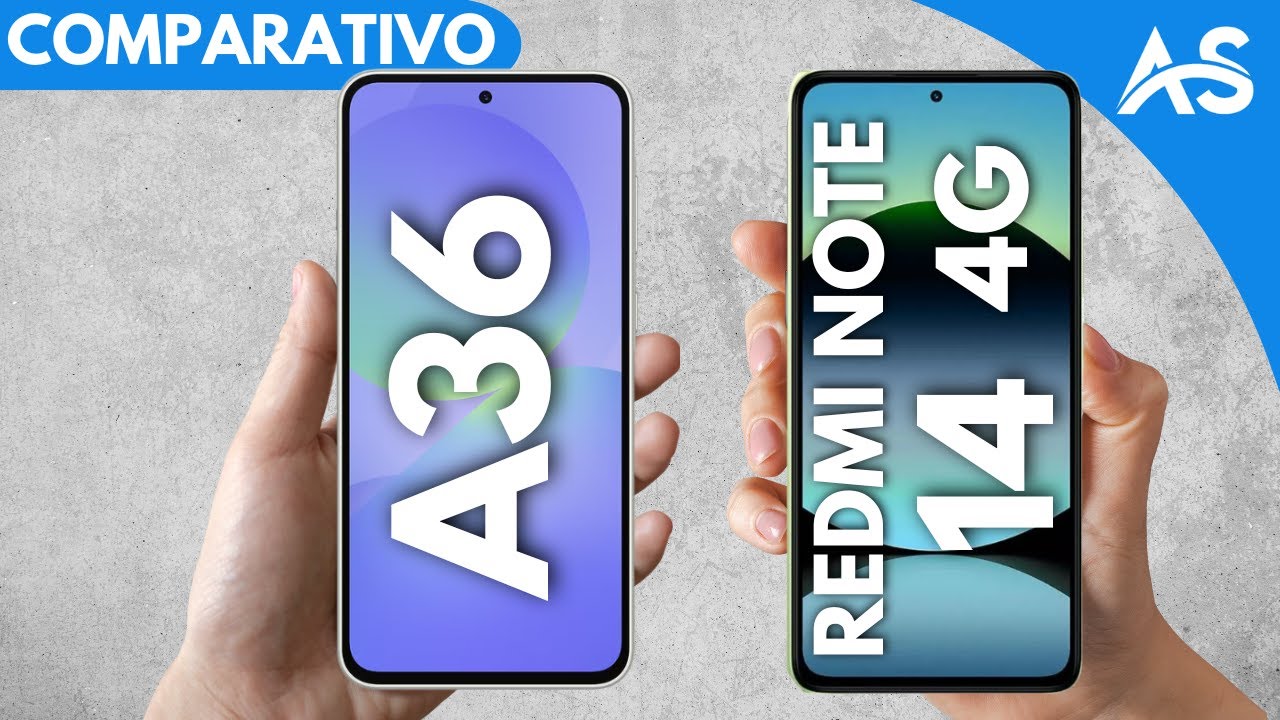 Samsung A36 vs Redmi Note 14 4G - Comparativo