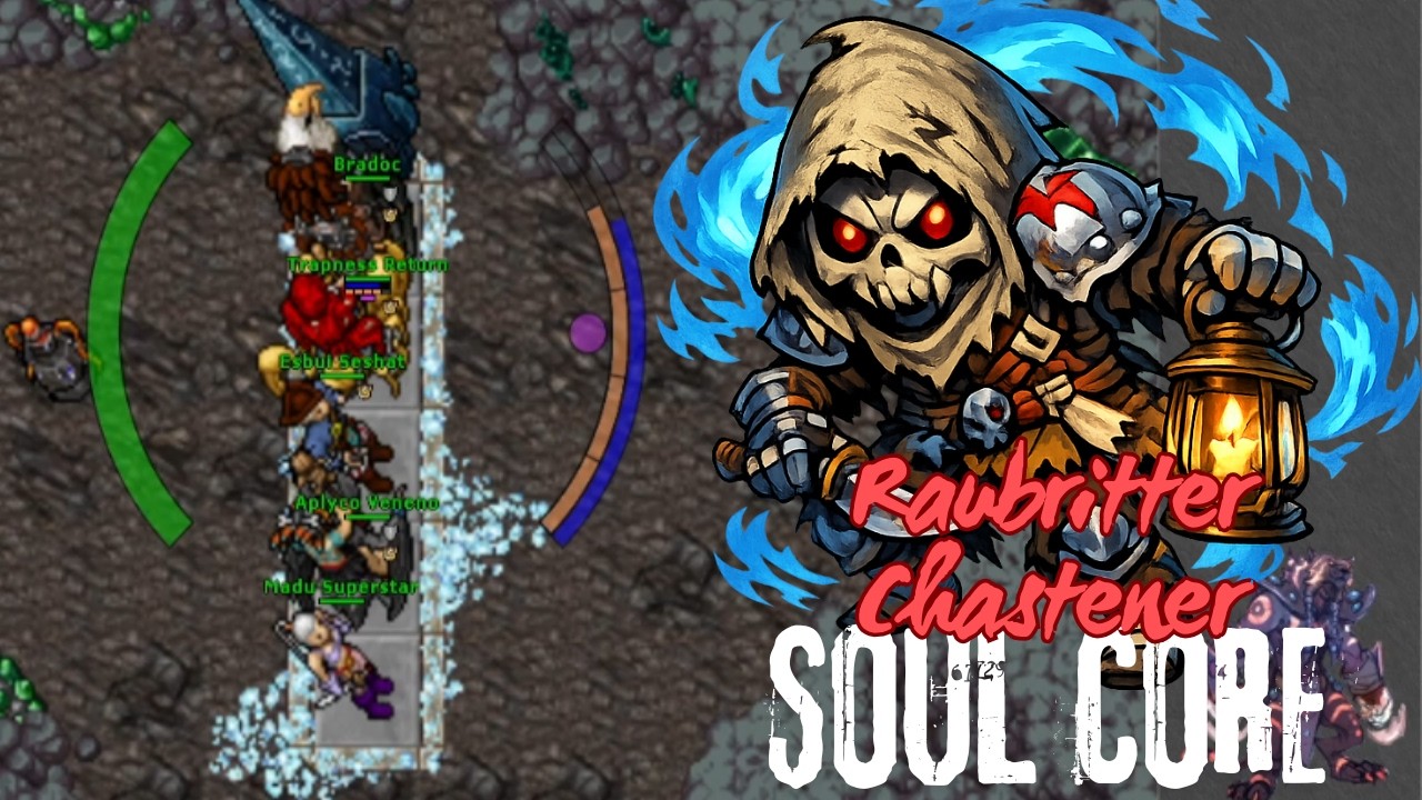 TIBIA GLOBAL MONK 690 - SOUL CORE RAUBRITTER CHASTENER