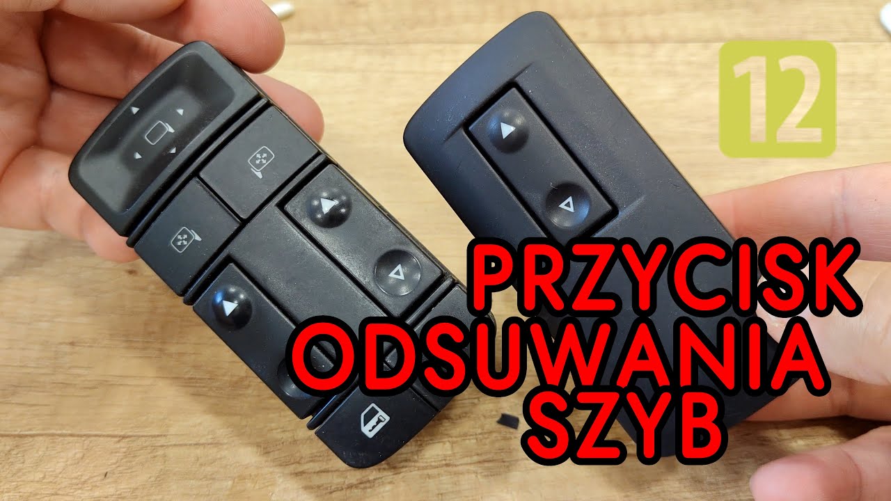 Naprawa przycisków odsuwania szyby i ustawiania lusterek Vectra C.