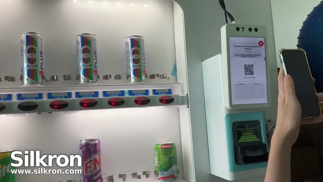 Retrofit Conventional Vending Machine to accept Cashless eWallet QR Payment