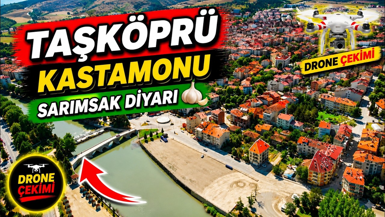 TAŞKÖPRÜ/KASTAMONU DRONE ÇEKİMİ (DJİ MAVİC AİR) MEMLEKETİM
